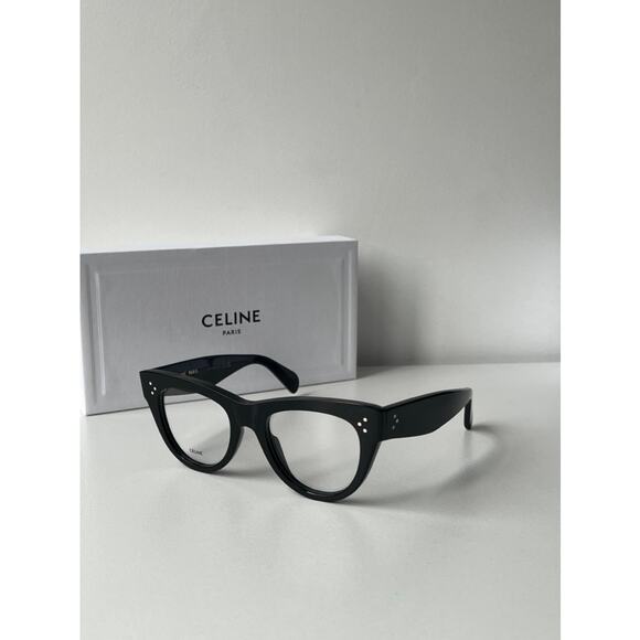 NEW Celine CL5003IN Caty Cat Eye Eyeglasses Frames in Black - Picture 8 of 8